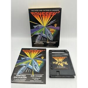 Armored Encounter Sub Chase Odyssey2 Videopac Vintage 1978 Rare w/ box & manual